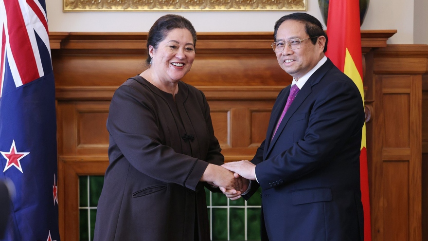 Thủ tướng Phạm Minh Chính hội kiến Toàn quyền New Zealand Cindy Kiro