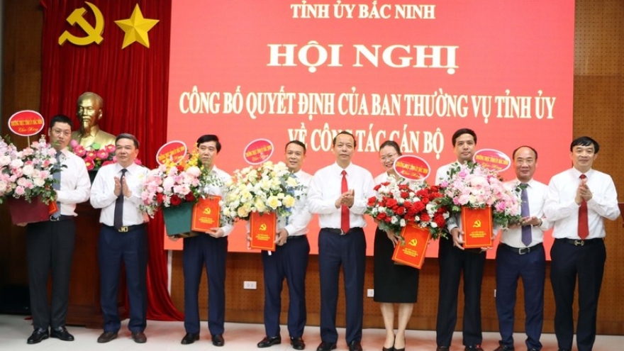 Bắc Ninh bổ nhiệm, điều động nhiều cán bộ lãnh đạo chủ chốt