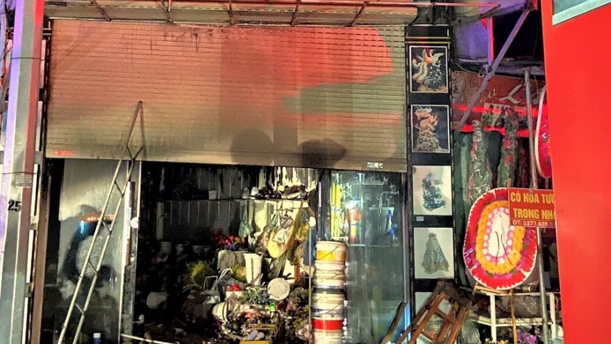 Cháy cửa hàng ở Hải Dương khiến 1 người tử vong