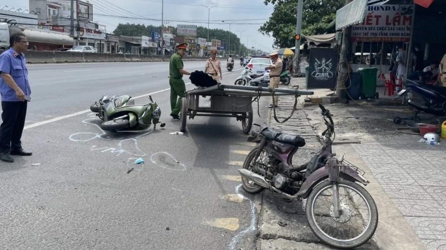 Xe chở tôn đi ngược chiều ở Đồng Nai cắt tử vong một người đàn ông