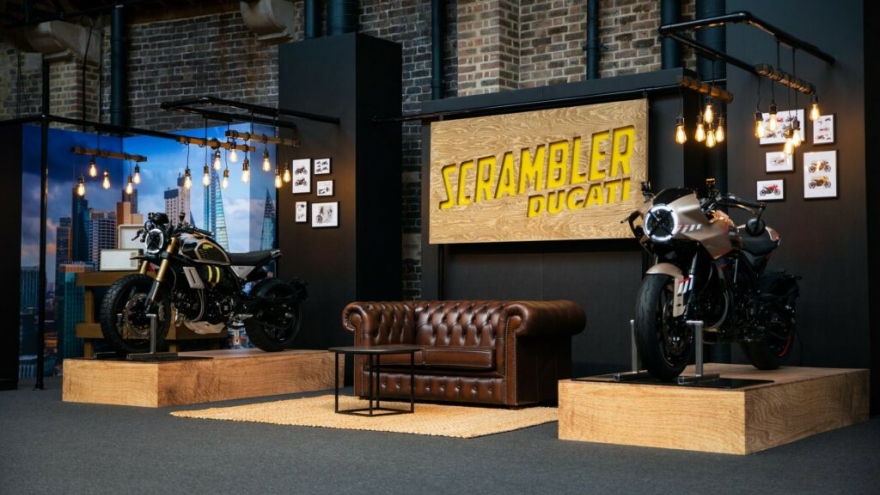 Ducati Scrambler trình làng hai mẫu concept đặc biệt cho Triển lãm mô tô London