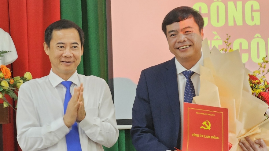 Ông Đặng Đức Hiệp được bổ nhiệm giữ chức Bí thư Thành ủy Đà Lạt