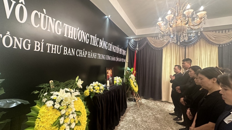 Lễ viếng và mở sổ tang tưởng nhớ Tổng Bí thư Nguyễn Phú Trọng tại Saudi Arabia