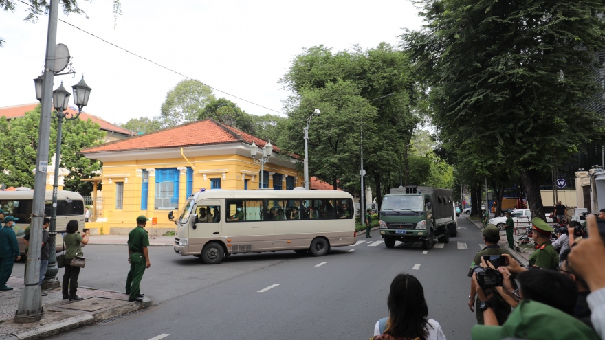 An ninh siết chặt tại phiên toà xét xử 254 bị cáo trong đại án đăng kiểm