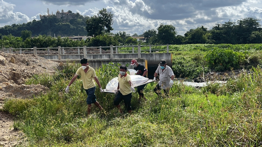 Phát hiện thi thể nam giới dưới suối ở Bình Dương
