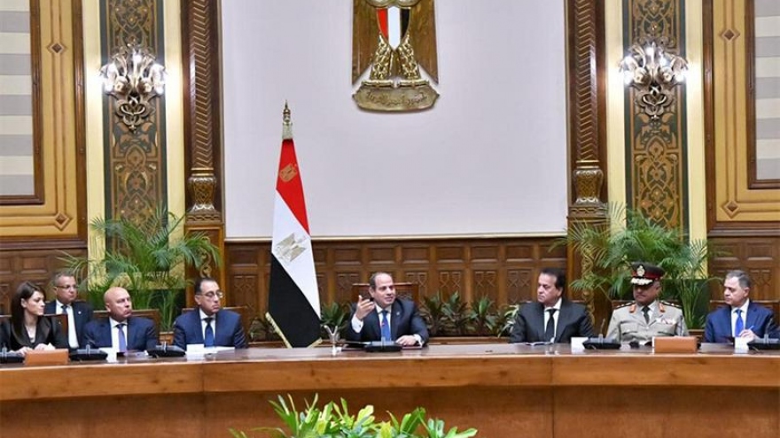 Tổng thống Ai Cập họp với chính phủ mới sau lễ tuyên thệ nhậm chức