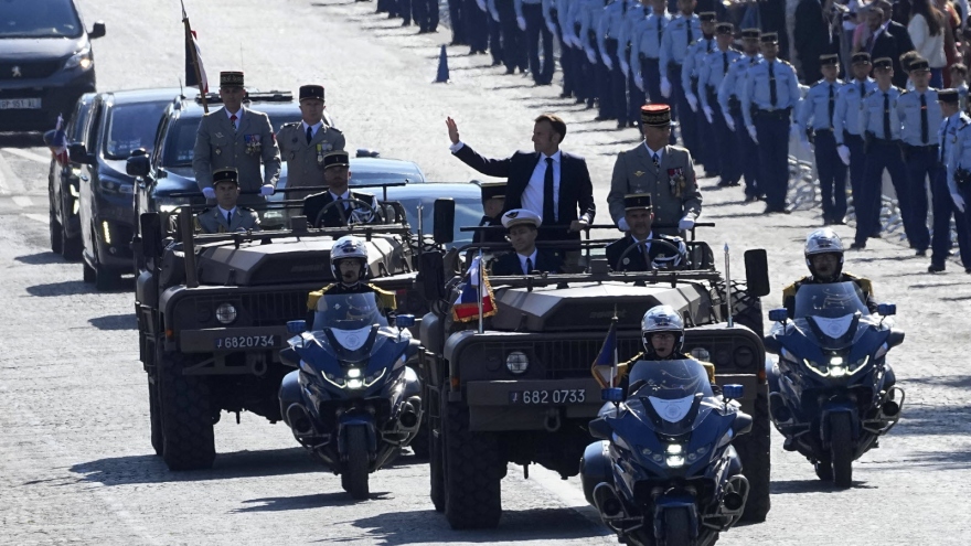 Sau 45 năm Pháp mới không diễu binh Quốc khánh trên Đại lộ Champs-Élysées