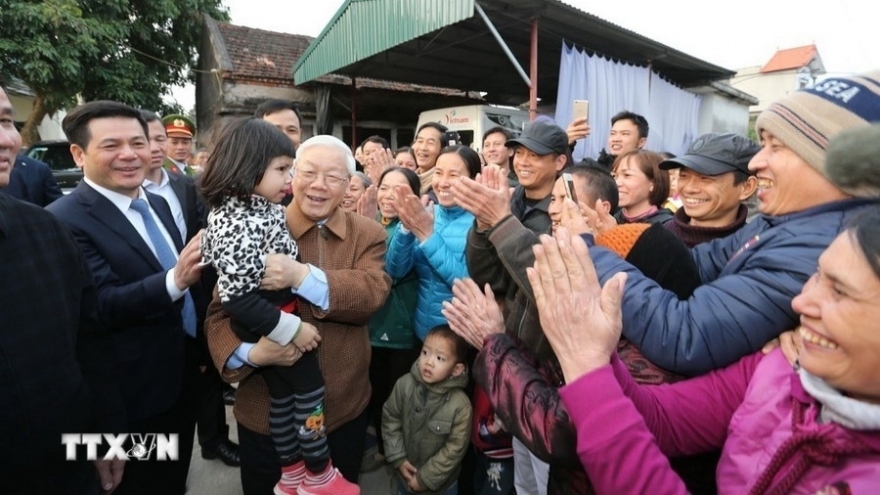 Nhà lãnh đạo có tâm, có tầm, sâu sát, gần gũi với nhân dân, đồng chí, đồng bào