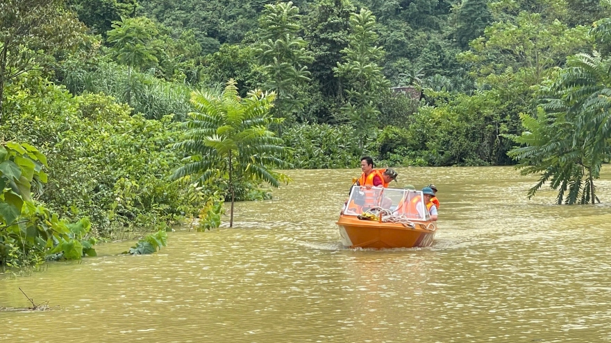 Hai người mất tích do lũ cuốn trôi ở Cao Bằng