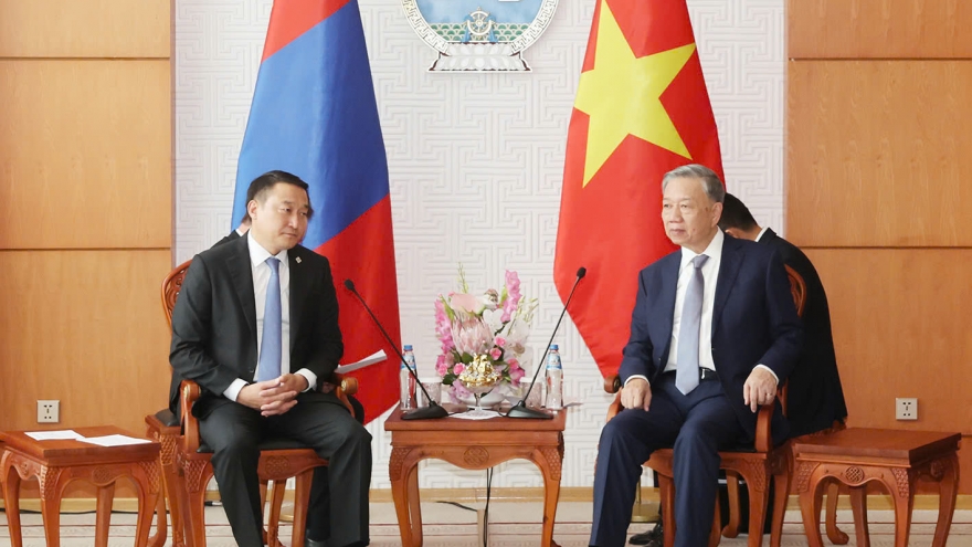 Tổng Bí thư, Chủ tịch nước Tô Lâm hội kiến Chủ tịch Quốc hội Mông Cổ