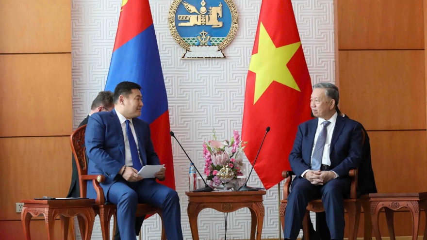 Tổng Bí thư, Chủ tịch nước Tô Lâm hội kiến Thủ tướng kiêm Chủ tịch Đảng Nhân dân Mông Cổ