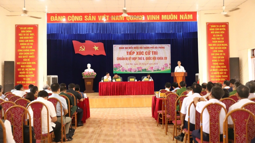 Cử tri TP.Hải Phòng: Thêm cơ chế, chính sách để thúc đẩy kinh tế biển