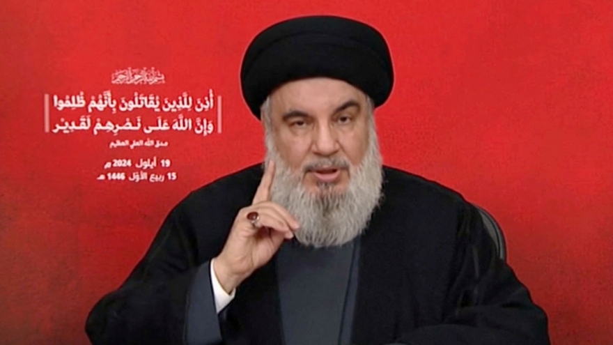 Thủ lĩnh Hezbollah cảnh báo Israel đã vượt qua “lằn ranh đỏ”