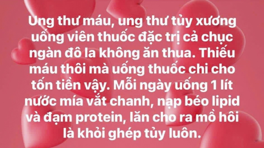 Đừng dại uống nước mía vắt chanh để chữa ung thư, cẩn thận rước họa vào thân