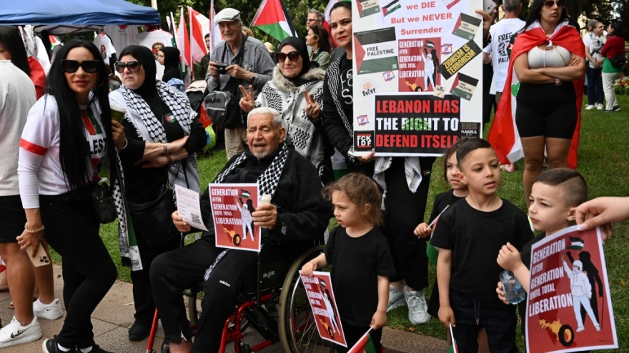 Tuần hành ủng hộ Palestine tại nhiều nơi ở Australia