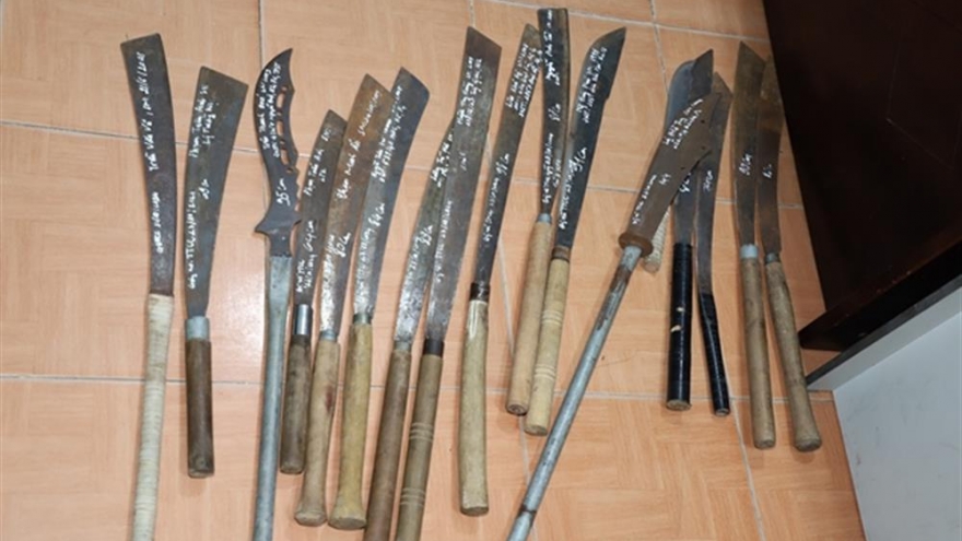 Sóc Trăng: Khởi tố các đối tượng sử dụng hung khí gây rối trật tự công cộng