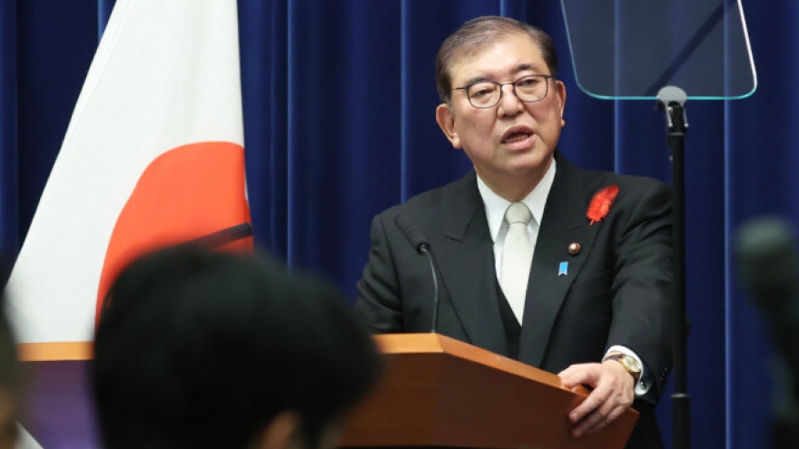 Thủ tướng mới của Nhật Bản họp báo lần đầu tiên để công bố chính sách