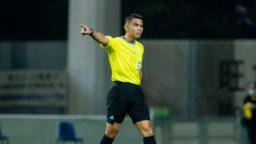 Trọng tài người Thái Lan cầm còi trận ĐT Việt Nam đấu ĐT Ấn Độ