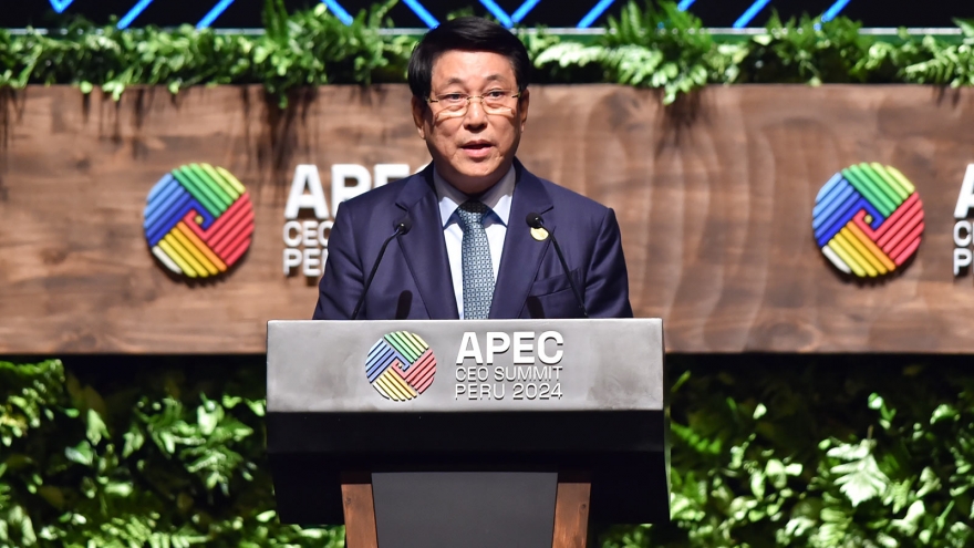 Chủ tịch nước Lương Cường dự Hội nghị Thượng đỉnh Doanh nghiệp APEC 2024