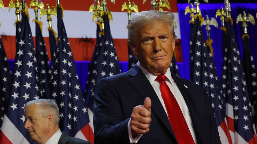 Nhiều lãnh đạo thế giới chúc mừng ông Donald Trump giành chiến thắng