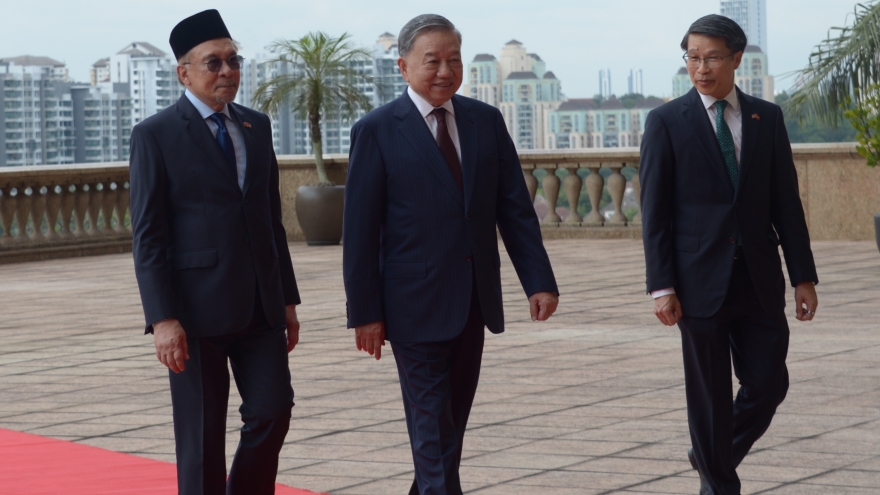 Tổng Bí thư Tô Lâm hội đàm với Thủ tướng Malaysia Anwar Ibrahim