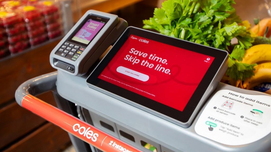 Australia sẽ bắt đầu thử nghiệm xe đẩy siêu thị trang bị AI