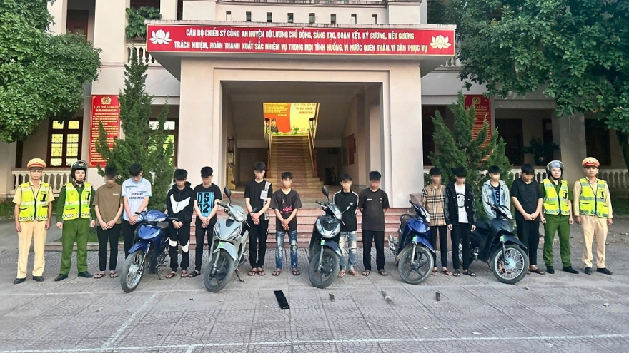 Kịp thời ngăn chặn nhóm thanh, thiếu niên sử dụng hung khí gây rối trật tự