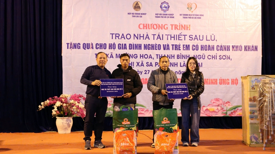 Doanh nghiệp TP.HCM xây nhà cho đồng bào Tây Bắc