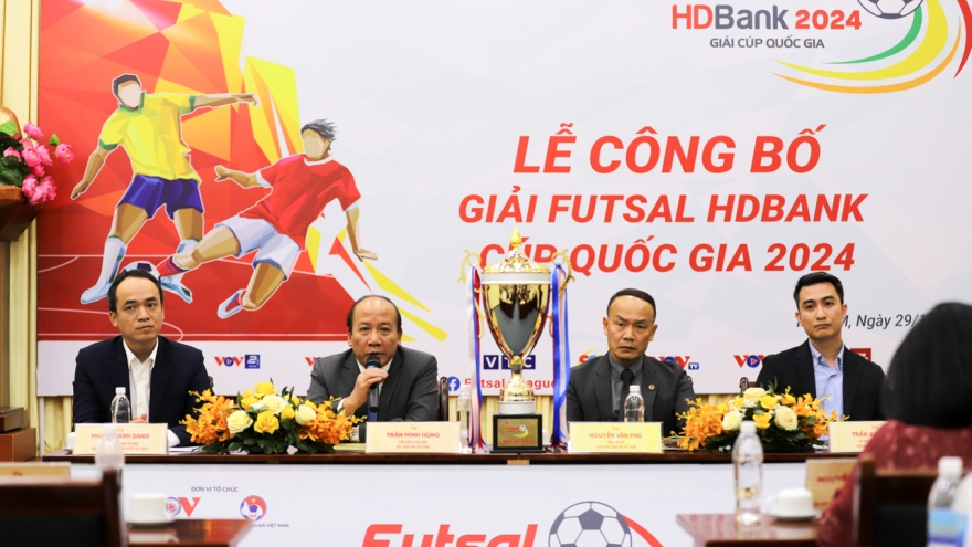 Lễ công bố Giải Futsal HDBank Cúp quốc gia 2024