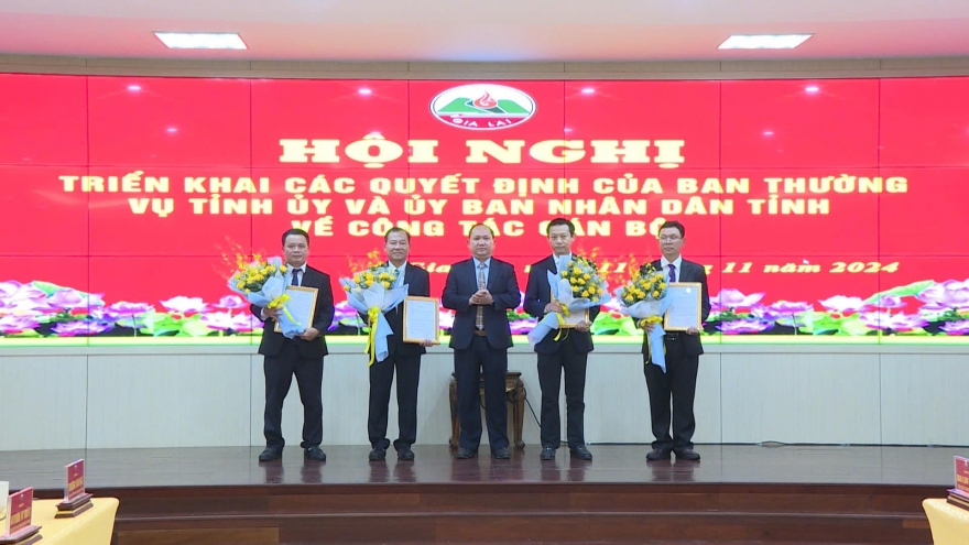 Bổ nhiệm một loạt lãnh đạo sở, ngành tại tỉnh Gia Lai