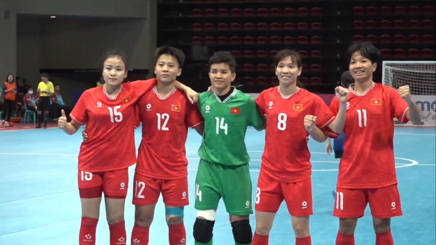 Thắng Thái Lan, ĐT Futsal nữ Việt Nam vô địch giải Futsal nữ Đông Nam Á 2024