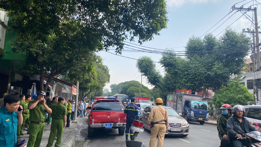 2 nạn nhân tử vong tại vụ cháy khu nhà trọ 4 tầng ở TP.HCM