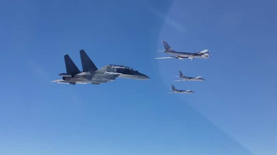 Trung Quốc, Nga hoàn thành tuần tra chung trên không lần thứ 9