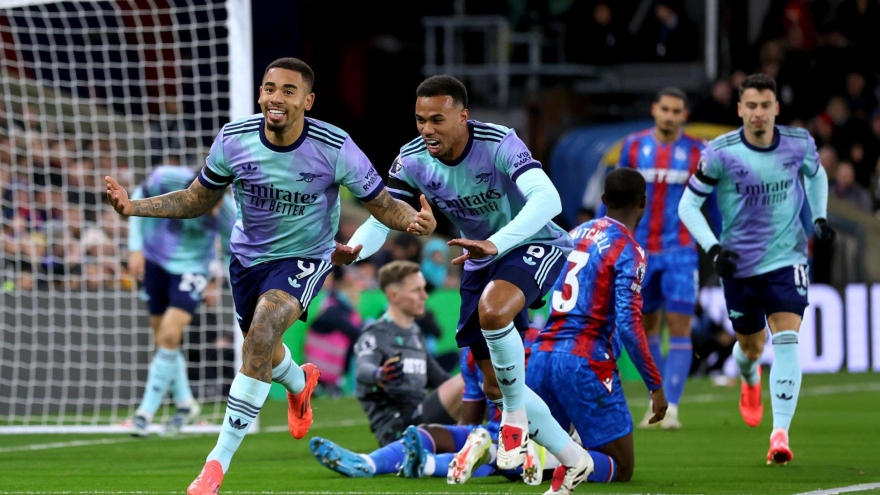 Kết quả Ngoại hạng Anh hôm nay 22/12: Arsenal thắng đậm Crystal Palace