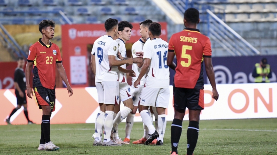 ĐT Thái Lan thắng Timor Leste 10-0 ngày ra quân ASEAN Cup 2024