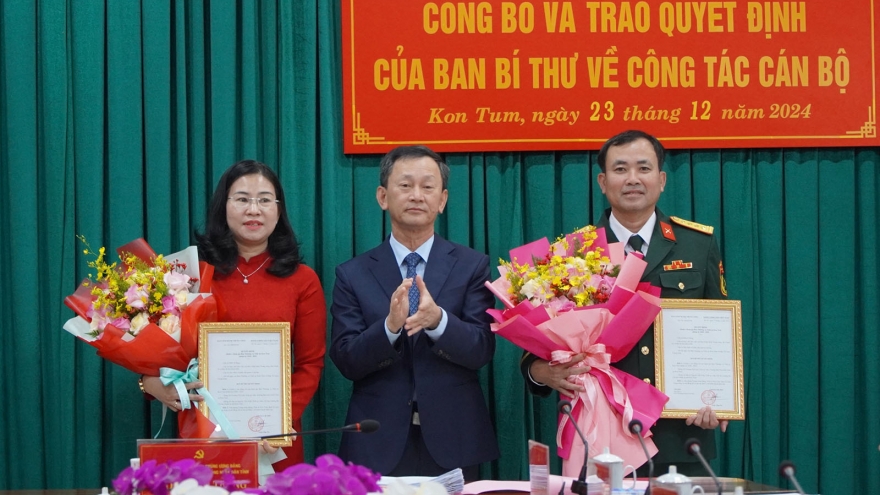 Trung ương chuẩn y bổ sung 2 uỷ viên Ban Thường vụ Tỉnh uỷ Kon Tum