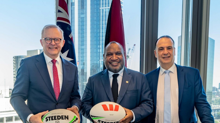 Australia triển khai chiến lược ngoại giao bóng bầu dục với Papua New Guinea