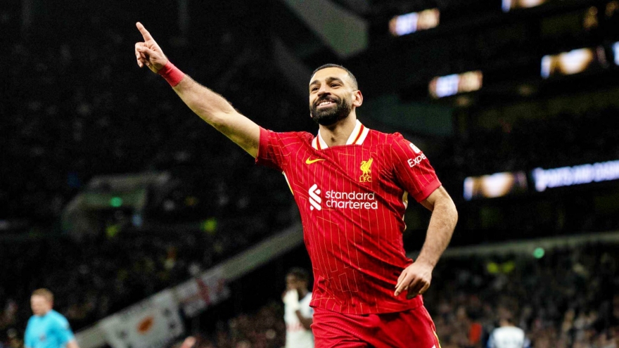 BXH Vua phá lưới Ngoại hạng Anh mới nhất: Salah bứt tốc dẫn đầu