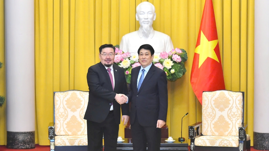 Chủ tịch nước Lương Cường tiếp Chánh Văn phòng Tổng thống Mông Cổ