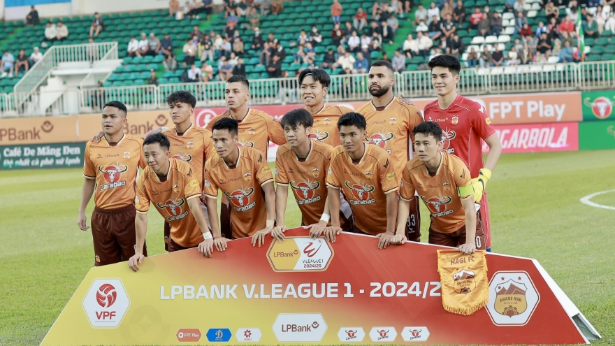 Đội hình tiêu biểu vòng 10 V-League 24/25: Dấu ấn nhà vô địch ASEAN Cup của HAGL