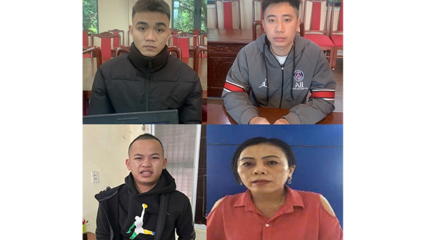 Bắt 4 đối tượng cho vay lãi suất trên 500% một năm tại Quảng Bình