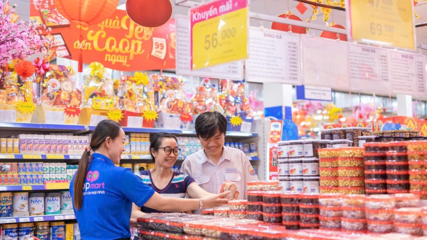 Co.opmart, Co.opXtra phủ kín quầy kệ bằng 3.500 mặt hàng Tết