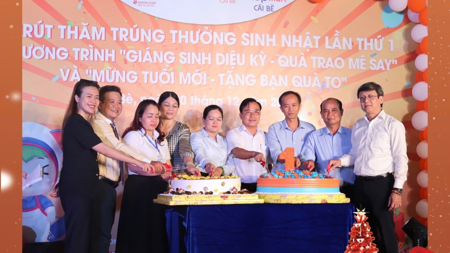 Kết quả chương trình rút thăm trúng thưởng “Giáng sinh diệu kỳ - Quà trao mê say”