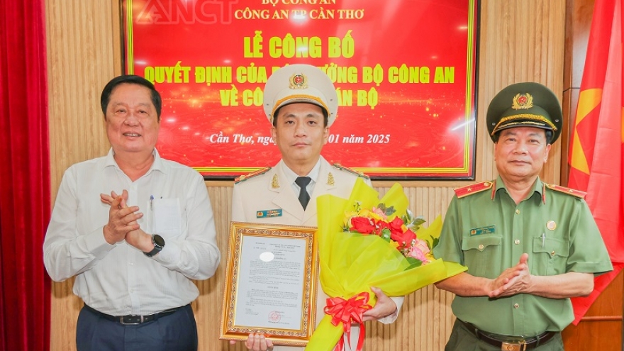Bổ nhiệm Phó Giám đốc Công an TP. Cần Thơ