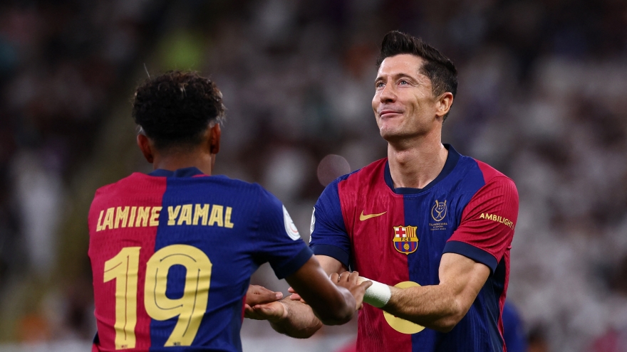 Thắng đậm Real Madrid, Barca đăng quang Siêu Cúp Tây Ban Nha 2025