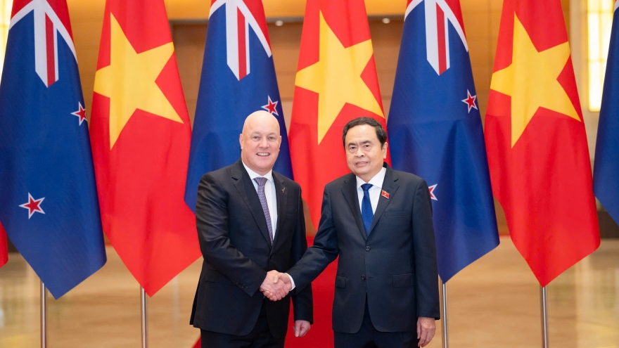 Chủ tịch Quốc hội hội kiến Thủ tướng New Zealand Christopher Luxon