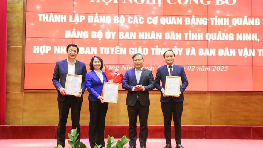 Bà Trịnh Thị Minh Thanh làm Bí thư Đảng ủy Các cơ quan Đảng tỉnh Quảng Ninh