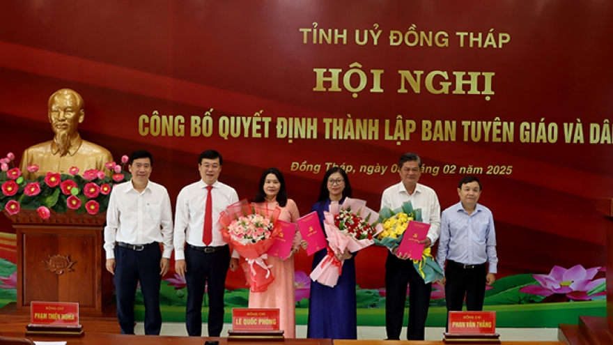 Phó Chủ tịch HĐND tỉnh Đồng Tháp làm Trưởng Ban Tuyên giáo và Dân vận Tỉnh ủy