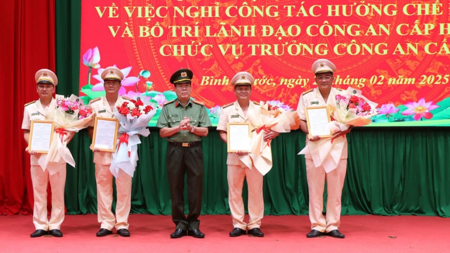 Nhiều lãnh đạo công an cấp phòng ở Bình Phước nghỉ hưu trước tuổi