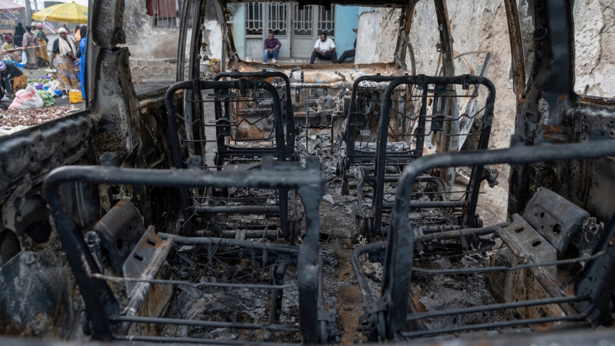 Nhóm vũ trang M23 chiếm thêm một thành phố khác ở miền Đông CHDC Congo